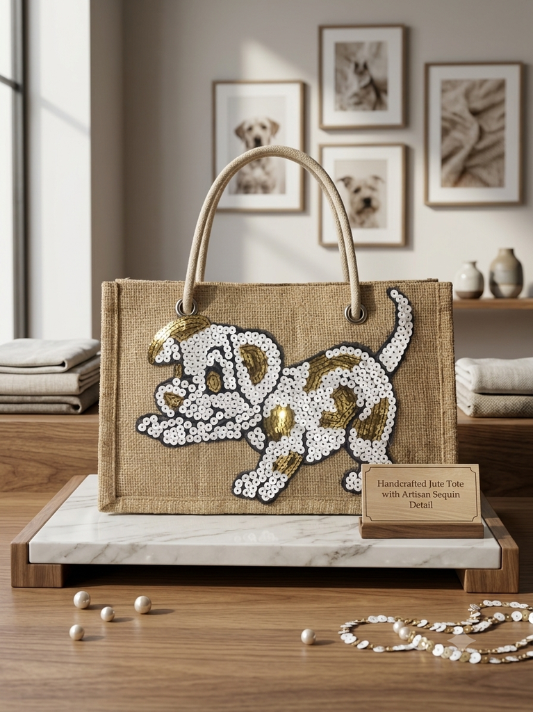 Handcrafted Jute Handbag