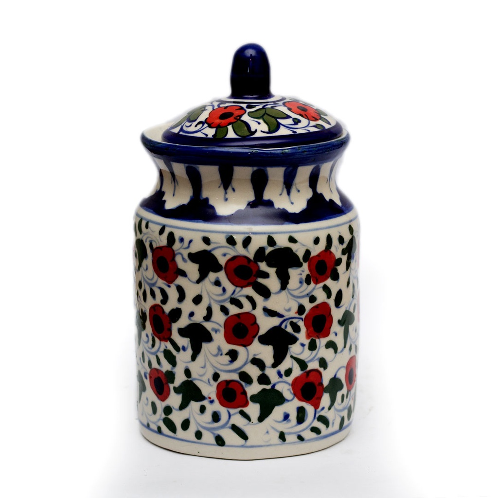 Pickle Jar Blue Pottery
