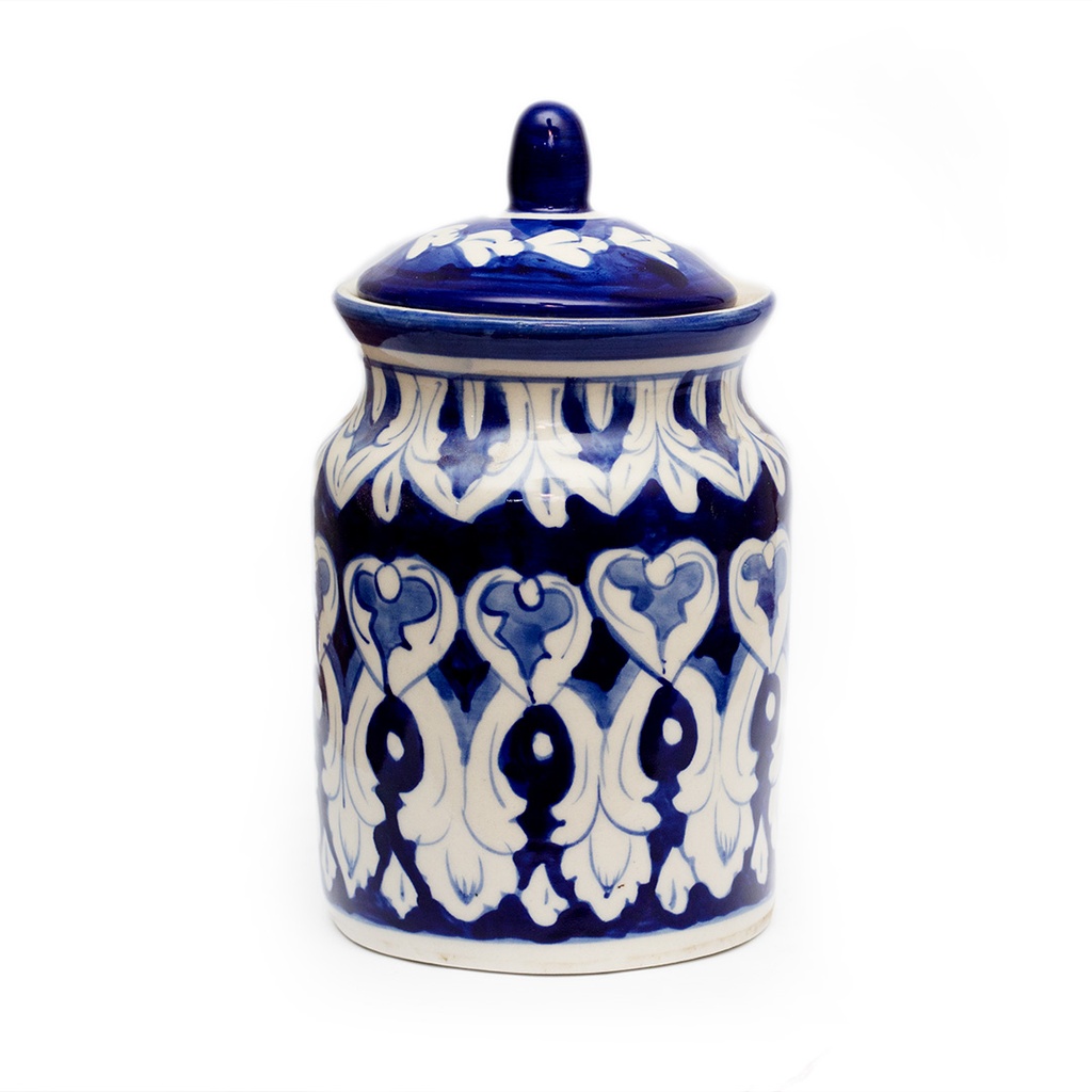 Pickle Jar Blue Pottery