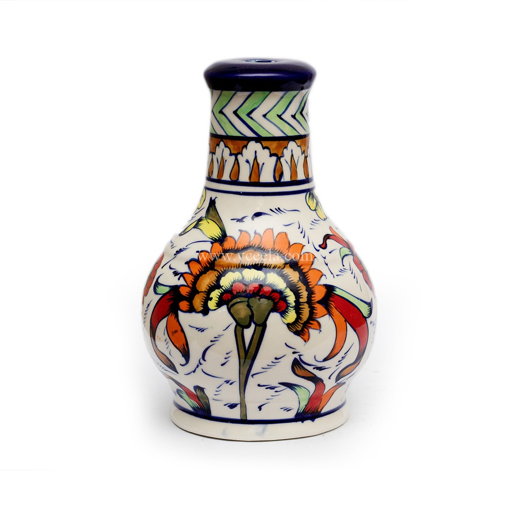Blue Pottery Small Lamp
