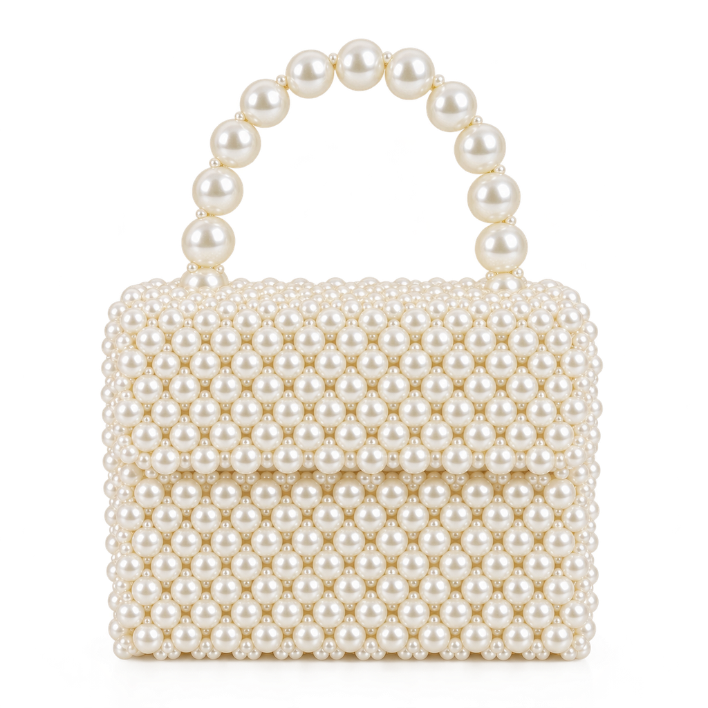 Ivory Pearl Box Bag