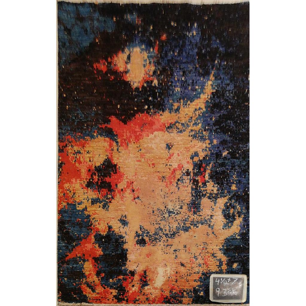 Modern Carpet -Wool&Silk- 4.6x7