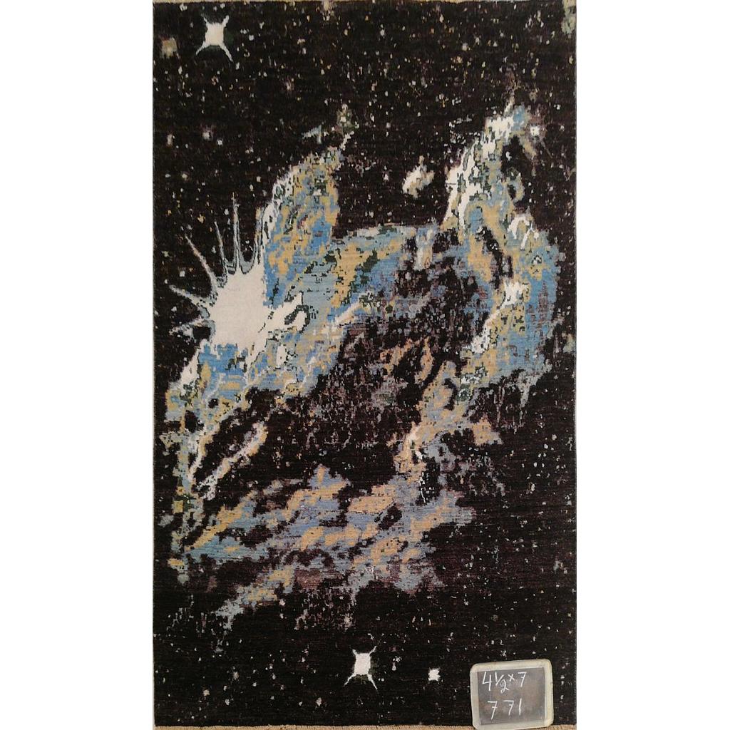 Modern Carpet -Wool&Silk- 4.6x7