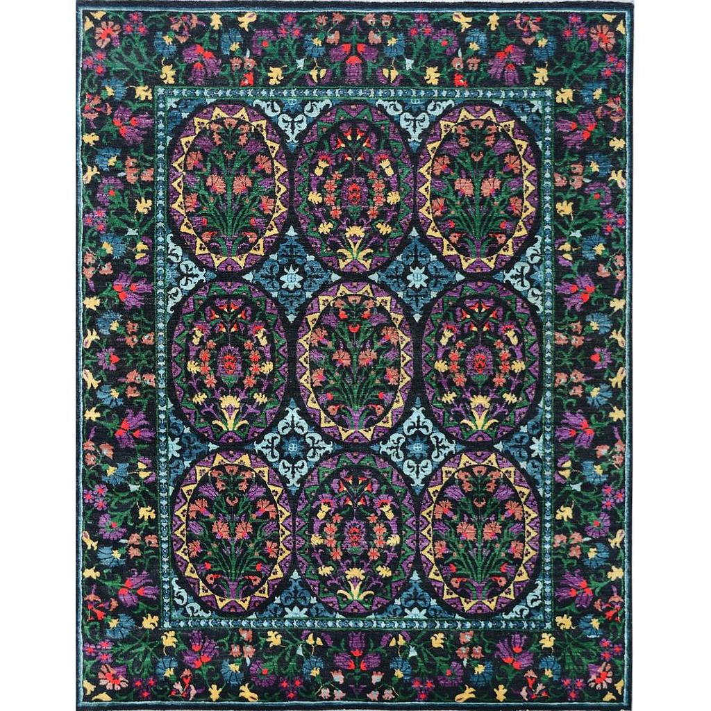 Modern Carpet -Wool&Silk- 8x10