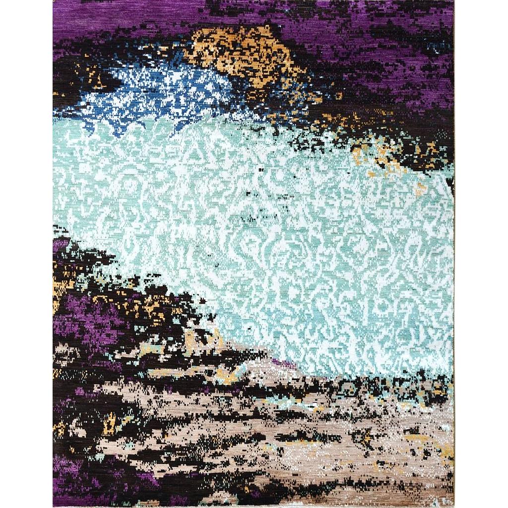 Modern Carpet -Wool&Silk- 8x10