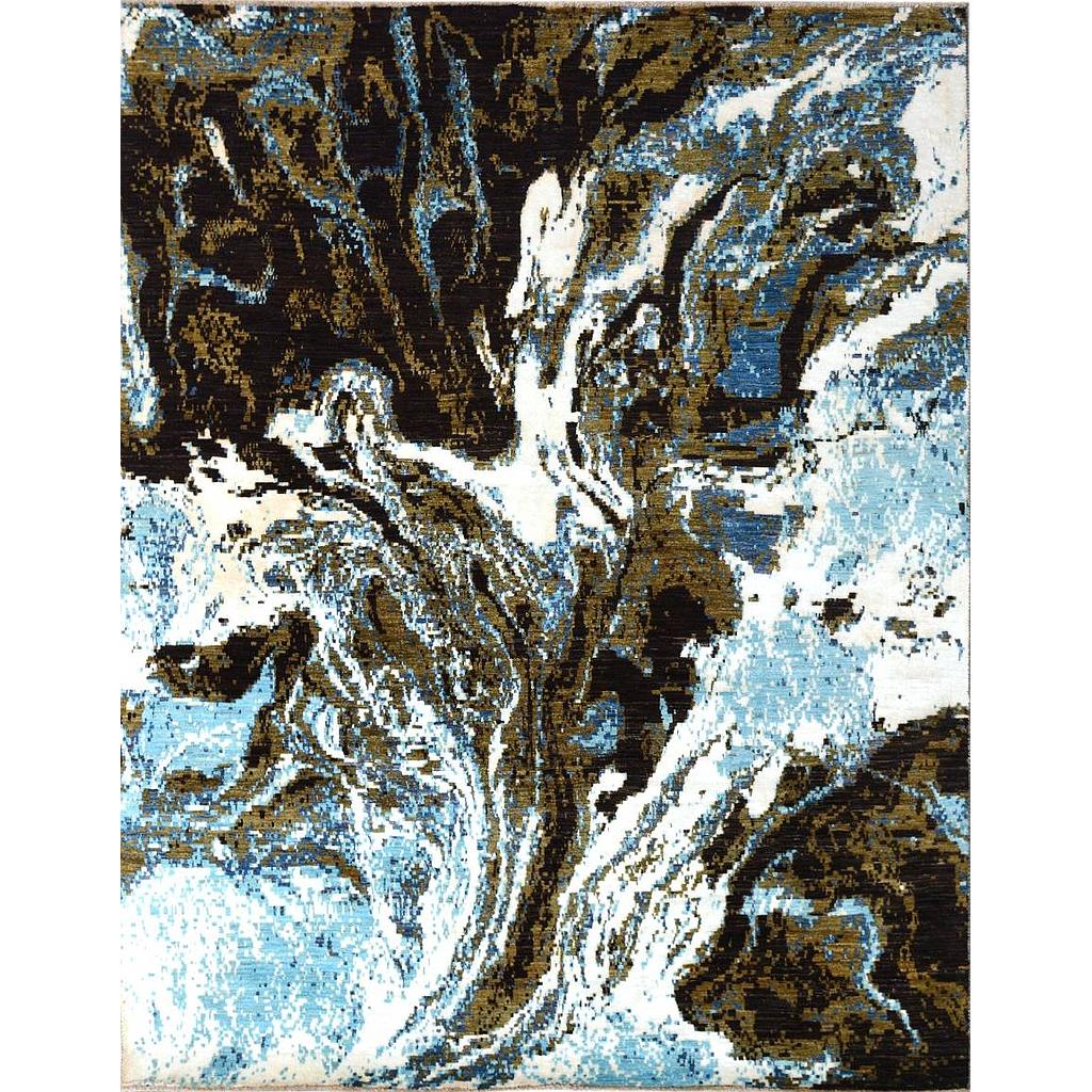 Modern Carpet -Wool&Silk- 8x10