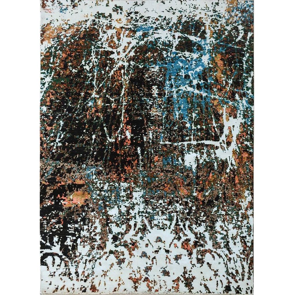 Modern Carpet -Wool&Silk- 8x10