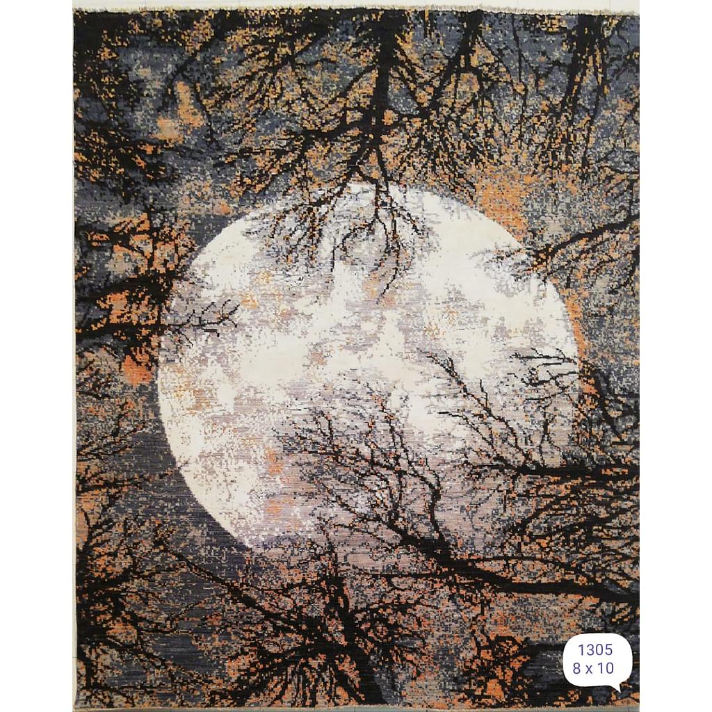 Modern Carpet -Wool&Silk- 8x10