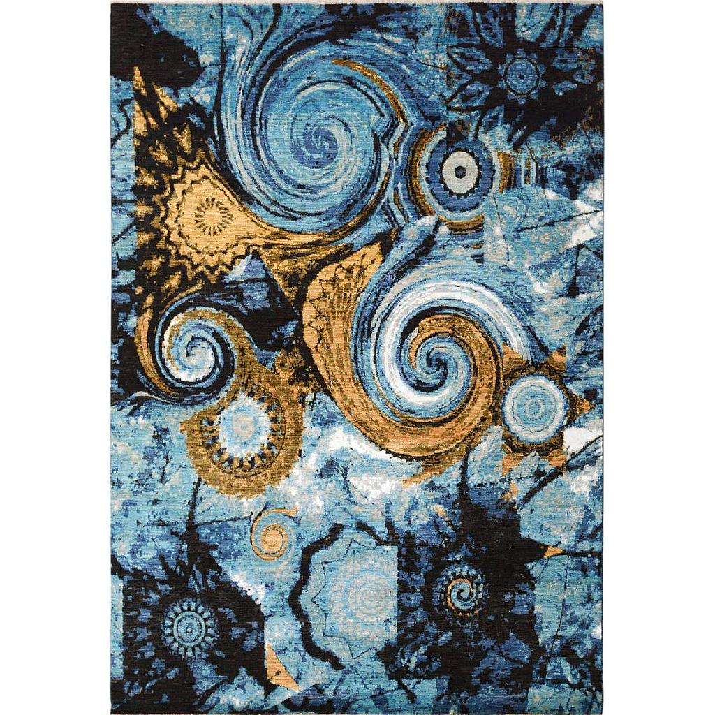 Modern Carpet -Wool&Silk- 9x12