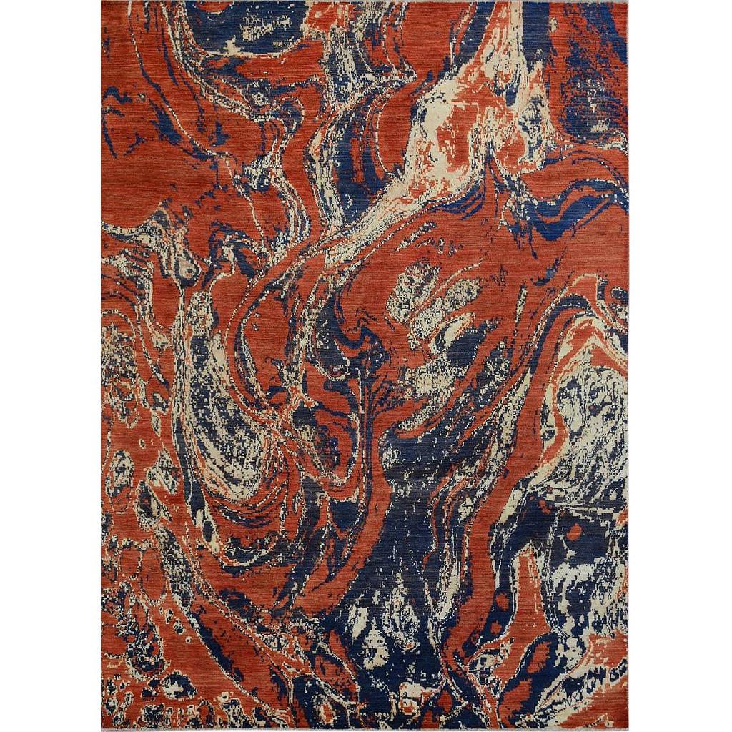 Modern Carpet -Wool&Silk- 9x12