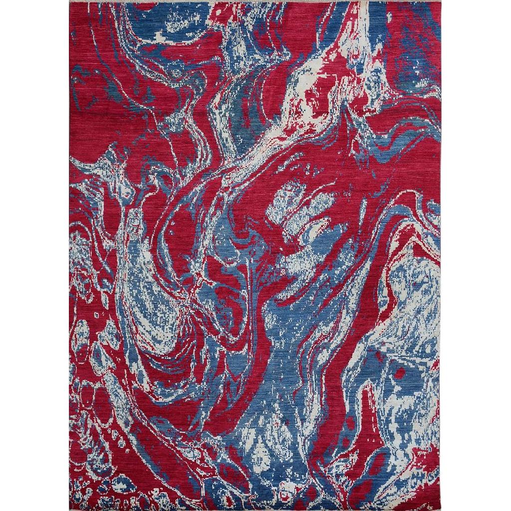 Modern Carpet -Wool&Silk- 9x12
