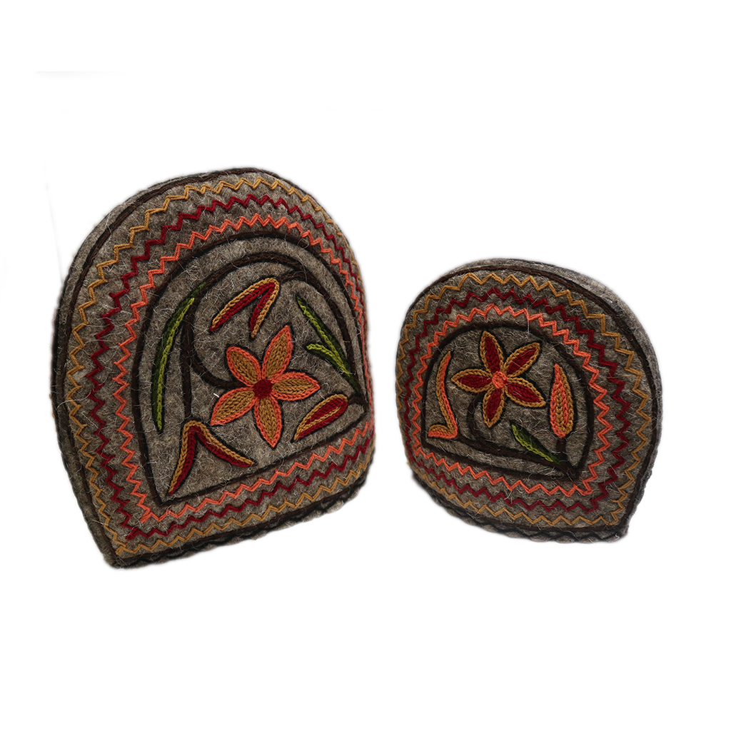  Hand Embroidered Tea Cozy set