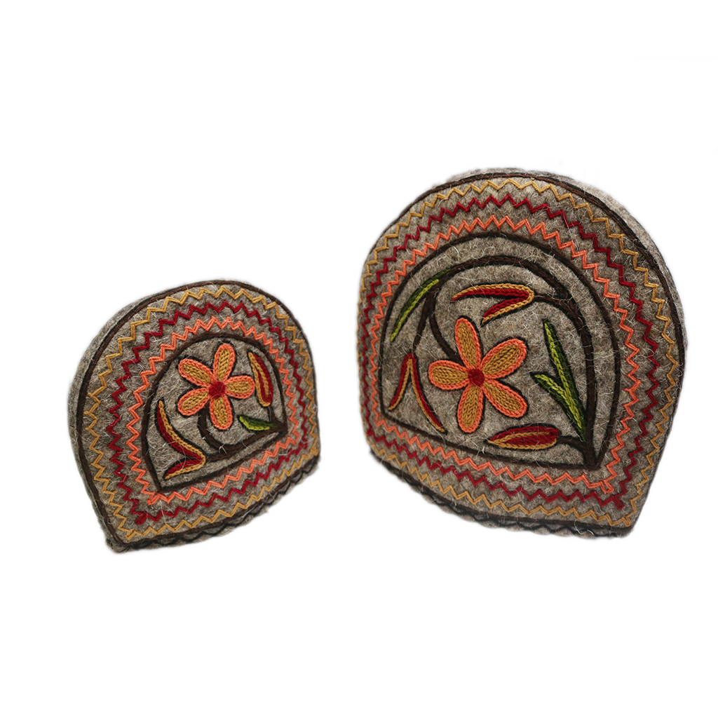  Hand Embroidered Tea Cozy set