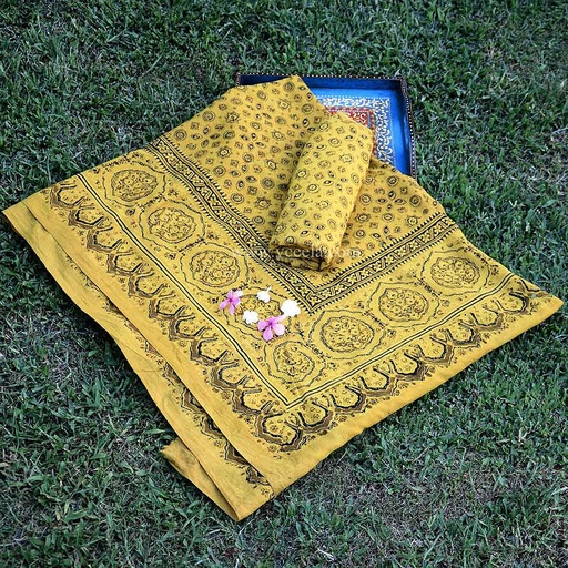 [PK3029-GN-GEN-009368] Ajrak - 2 Piece Suit         