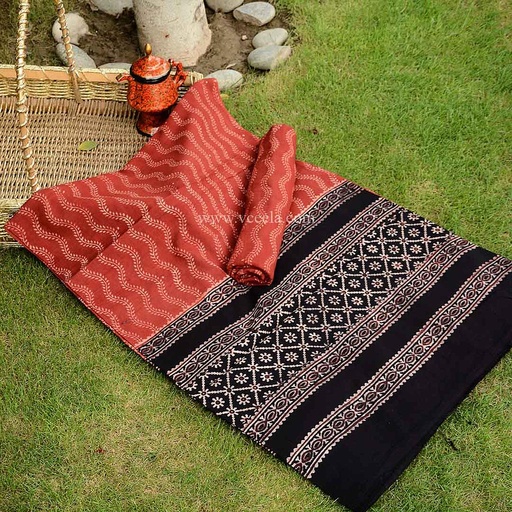 [PK0299-CF-AJK-009459] Ajrak - 2 Piece Suit