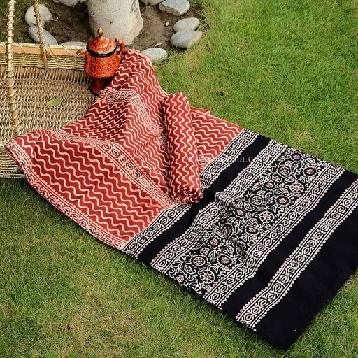 [PK0299-CF-AJK-009460] Ajrak - 2 Piece Suit