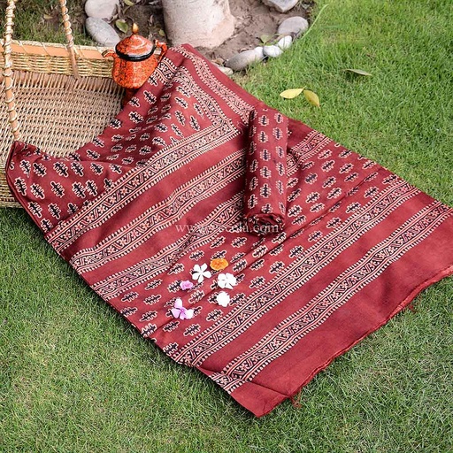 [PK3029-GN-GEN-009680] Ajrak - 2 Piece Suit 