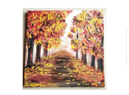 [PK4371-AR-OIL-013589] Autumn Scenery