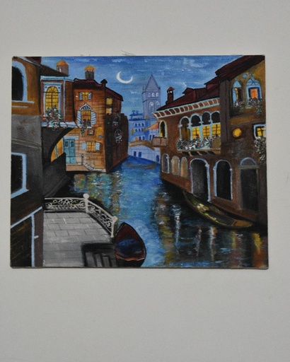 [PK4436-AR-PAI-013594] Venice street painting