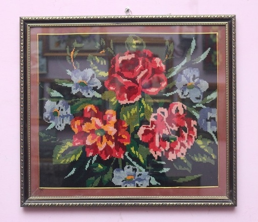 [PK4726-AR-PAI-014272] Cross Stitch Tapestry
