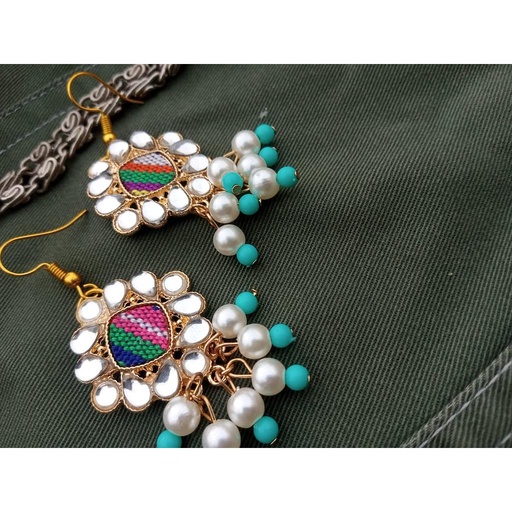 [PK4496-JW-EAR-014399] Semi Desi Earrings