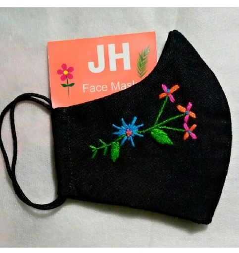 [PK5138-MR-GEN-015266] Black Fairy Mask