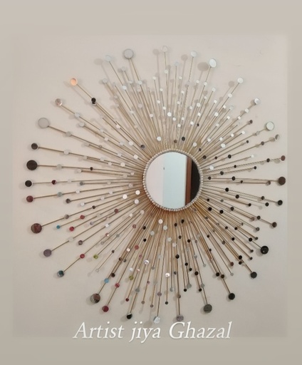 [PK5232-HM-BED-015316] Langley Street Orion Starburst Wall Mirror