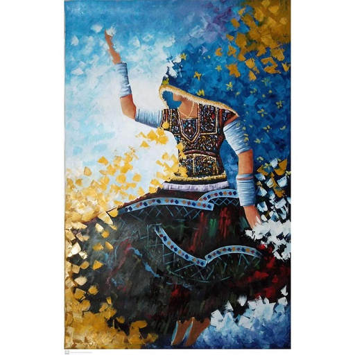 [PK5259-AR-OIL-015336] Dancing Girl