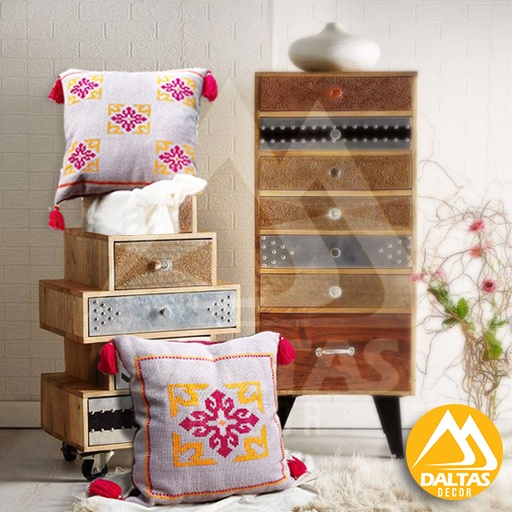 [PK5426-HM-CUS-015777] Handmade Embroidered Cushions.
