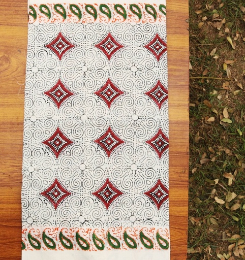 [PK0013-CW-SCF-001733] Ajrak Stole