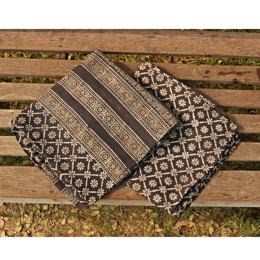 [PK0013-CW-UNS-001850] Ajrak - 2 Piece Suit