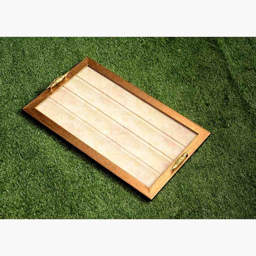 [PK5317-HM-TRY-019935] Handmade Wooden Tray 