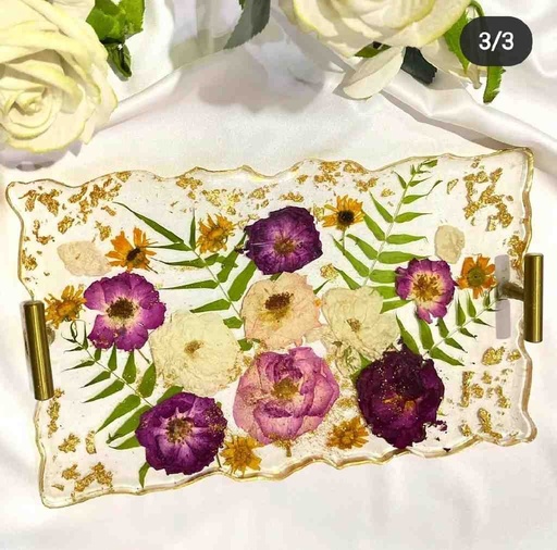 [PK5792-HM-TRY-021259] Resin Vanity Tray