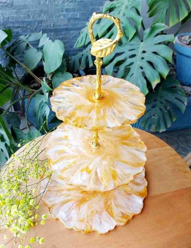 [PK5792-HM-TBW-022428] Three Tiers Serving Stand