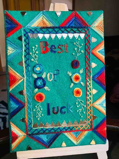 [PK4905-HM-WLH-023895] Best of Luck Frame