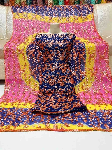 [PK7775-CW-UNS-024024] Gotta Jaal & Chunri (2-Piece)