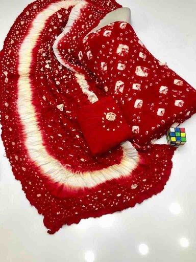 [PK7775-CW-UNS-024100] Linen Chunnri Suit (3-Piece)