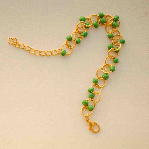 [PK5084-JW-GEN-024235] Green Bracelet