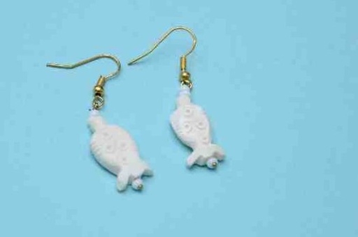 [PK0075-JW-EAR-024554] Camel Bone Craft Earings