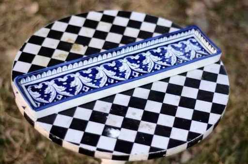 [PK4699-CF-BPO-024709] Blue Pottery Kabab Dish