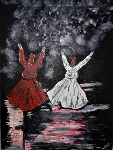 [PK5558-AR-PAI-024730] Dervaish Painting