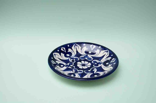 [PK0023-CF-BPO-025565] Blue Pottery Quarter Plate