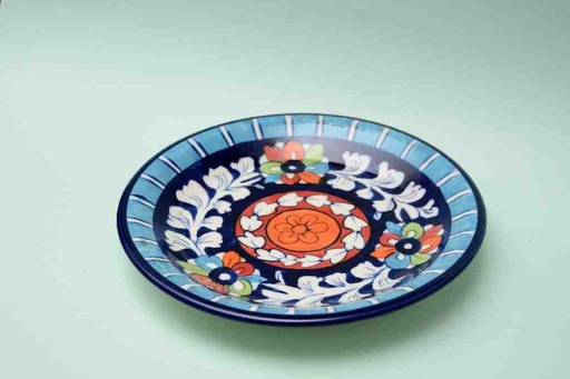 [PK0023-CF-BPO-025567] Blue Pottery Quarter Plate