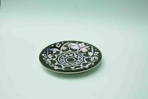 [PK0023-CF-BPO-025574] Blue Pottery Saucer Plate