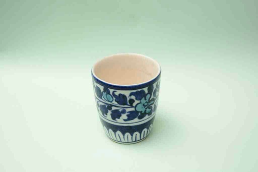 [PK0023-CF-BPO-025630] Blue Pottery Glass