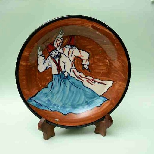 [PK0023-CF-BPO-025644] Blue Pottery Decorative Art Plate