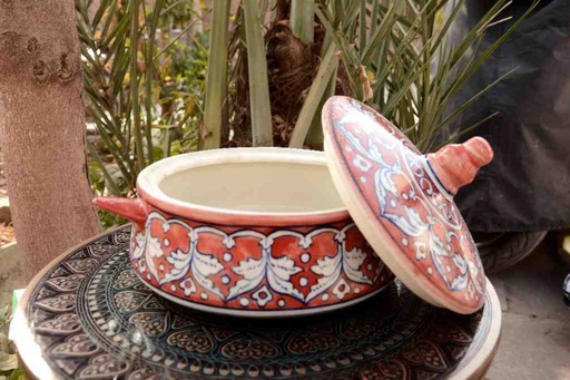 [PK0023-CF-BPO-025685] Blue Pottery Handi