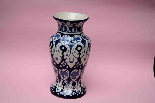 [PK0023-HM-VAS-025744] Blue Pottery Medium Flower Vase