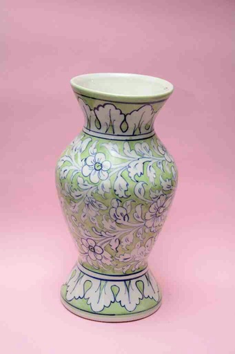 [PK0023-CF-BPO-025846] Blue Pottery Flower Vase