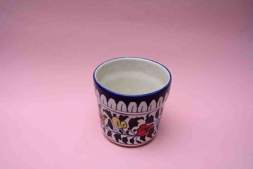 [PK0023-HM-PLN-025863] Blue Pottery Small Planter